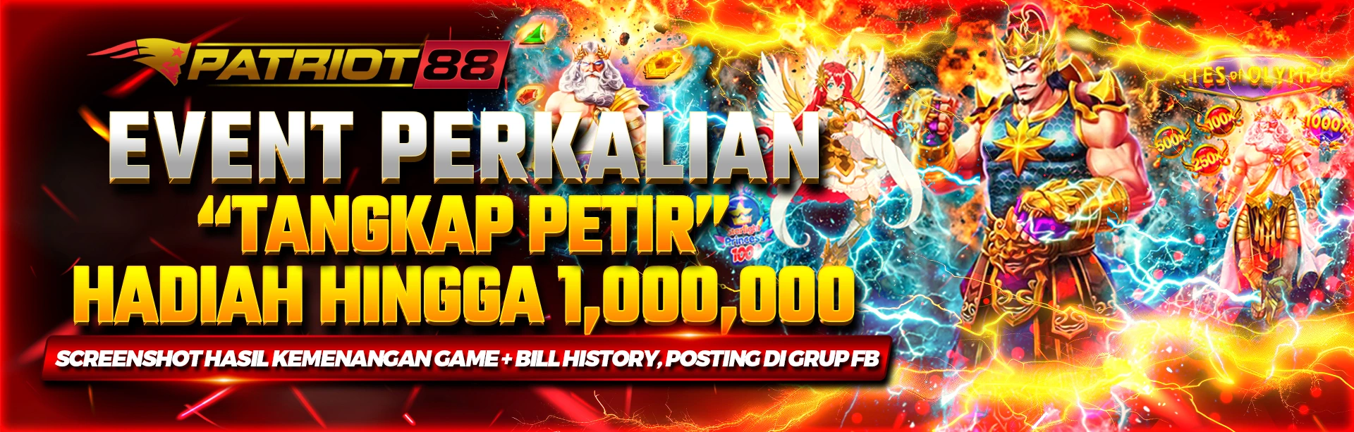 EVENT PERKALIAN TANGKAP PETIR PATRIOT88