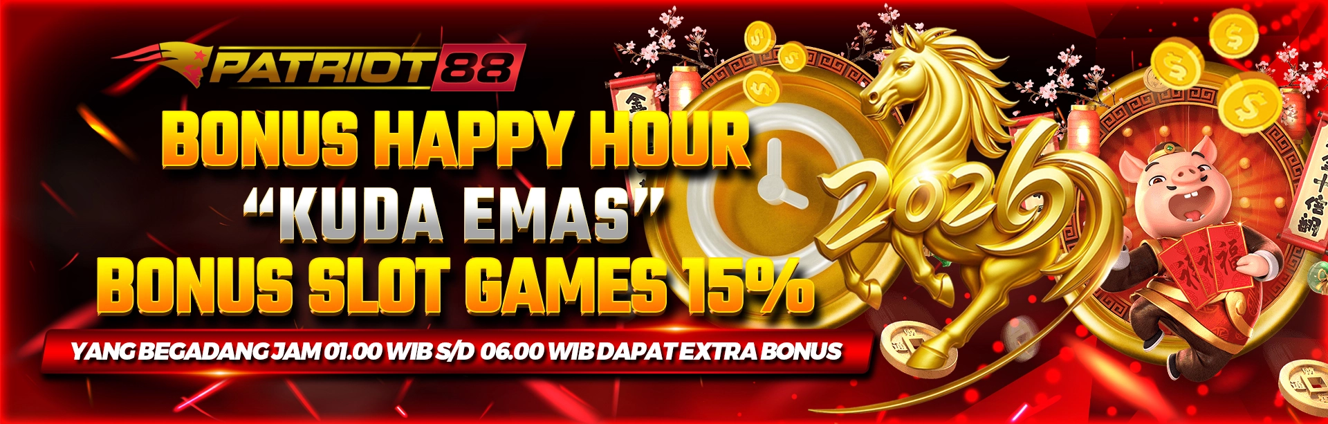 BONUS HAPPY HOUR NEW YEAR  PATRIOT88